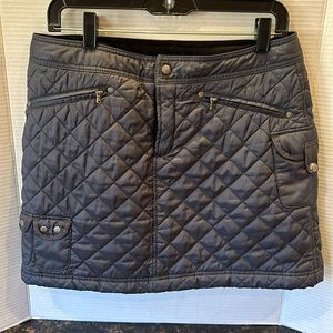 Athleta Gray Quilted Skirt